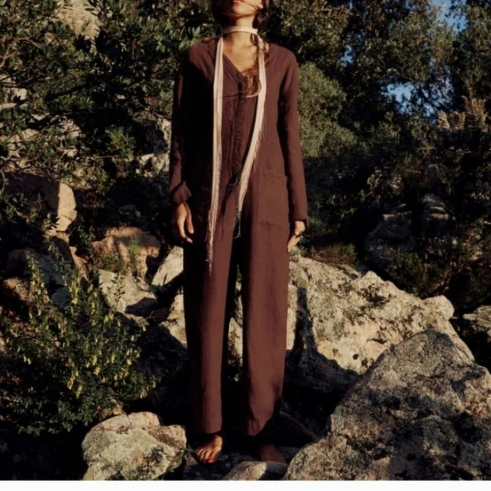 Zara The Veronica Full length linen Overall